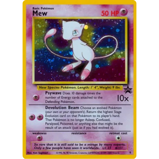 Mew (9) 009/53  - Holofoil WoTC Promo - Promo