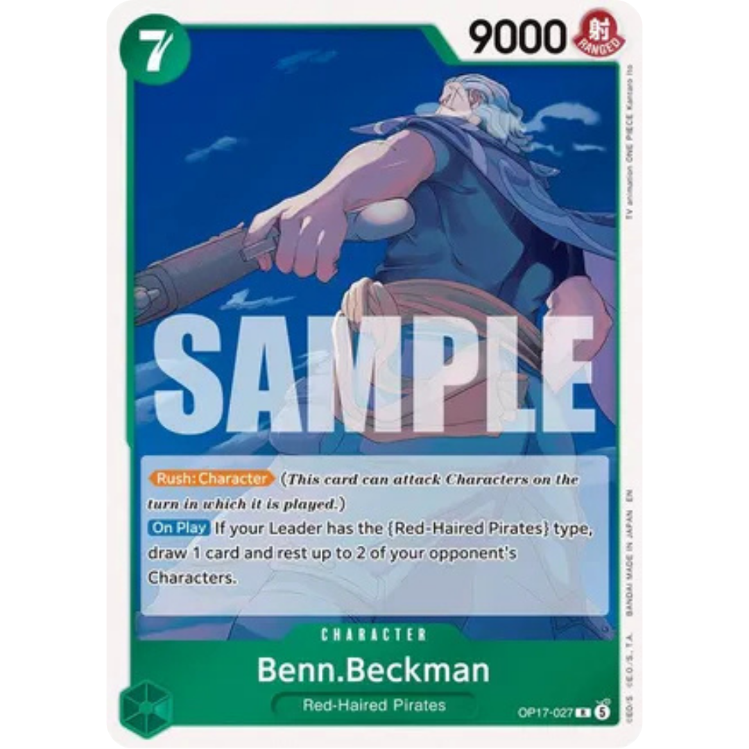 Benn.Beckman (OP17-027) - The World's Strongest Warriors Foil