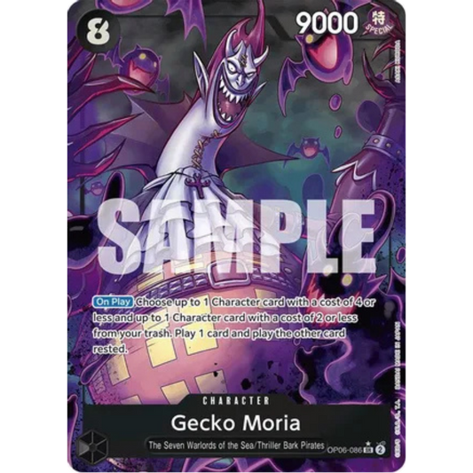 Gecko Moria (Alternate Art) (OP06-086) - Premium Booster -The Best- Foil