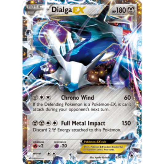 Dialga EX 062/119  - Holofoil XY  Phantom Forces - Ultra Rare