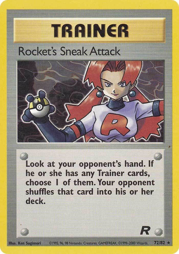 Rocket's Sneak Attack (72) 072  - Unlimited Team Rocket - Rare