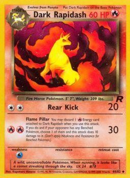 Dark Rapidash 044  - Unlimited Team Rocket - Uncommon