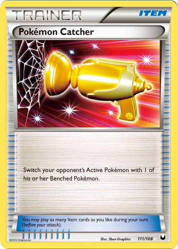 Pokemon Catcher (Gold)  - Holofoil Dark Explorers - Secret Rare