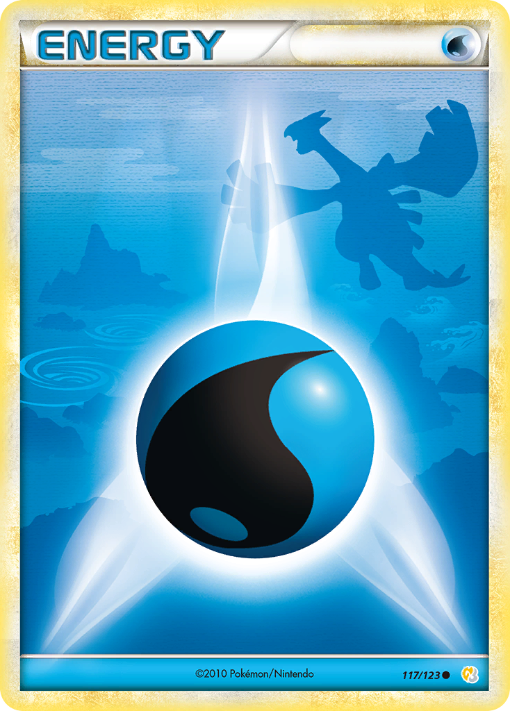 Water Energy 117  HeartGold SoulSilver - Common