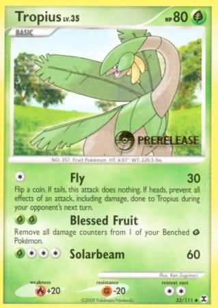 Tropius - 52/111 (Prerelease)/111  Nintendo Promos - Promo