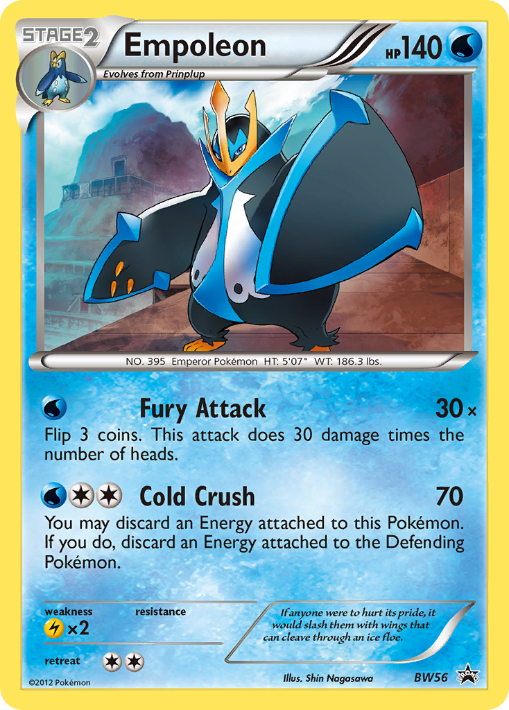 Empoleon - BW56  - Holofoil Black and White Promos - Promo