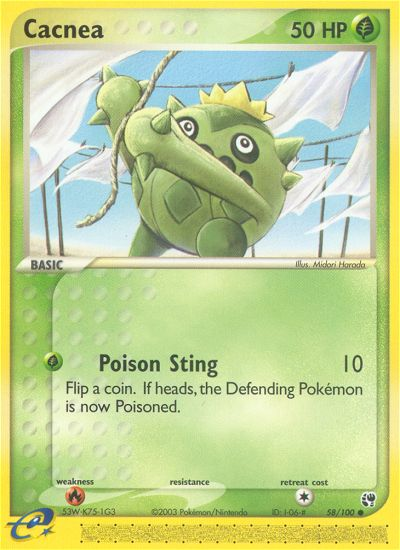 Cacnea - 58/100/100  Sandstorm - Common