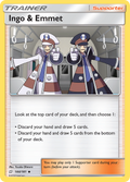 Ingo & Emmet 144  SM  Team Up - Uncommon