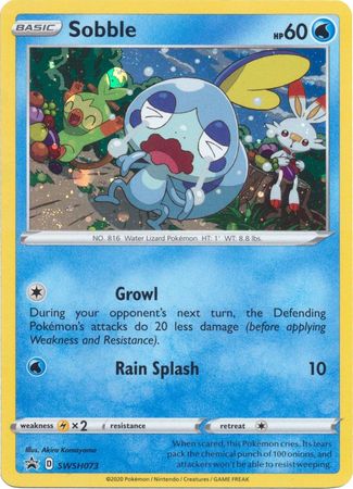 Sobble SWSH073  - Holofoil SWSH Sword & Shield Promo Cards - Promo