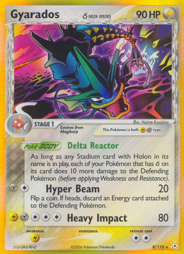 Gyarados (Delta Species)  - Holofoil Holon Phantoms - Holo Rare
