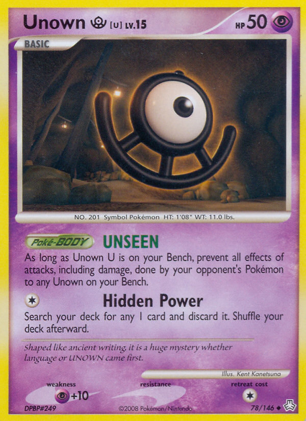 Unown (U)  Legends Awakened - Uncommon