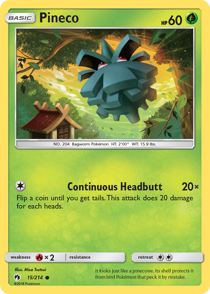Pineco  SM  Lost Thunder - Common