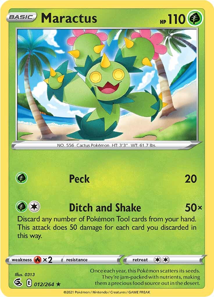 Maractus 012  SWSH08 Fusion Strike - Rare