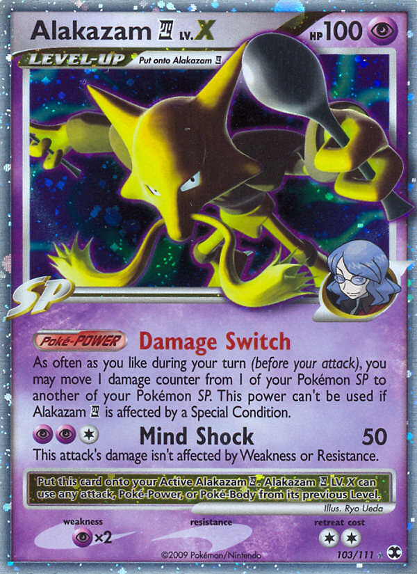 Alakazam E4 Lv.X  - Holofoil Rising Rivals - Ultra Rare