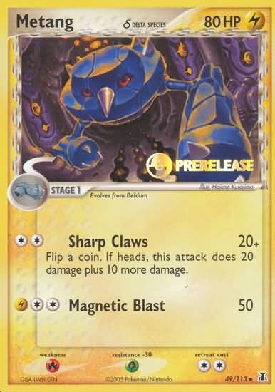 Metang (Delta Species) - 49/113 (Prerelease)/113  Nintendo Promos - Promo