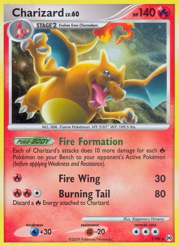 Charizard 001/99  - Holofoil Miscellaneous Cards & Products - Promo