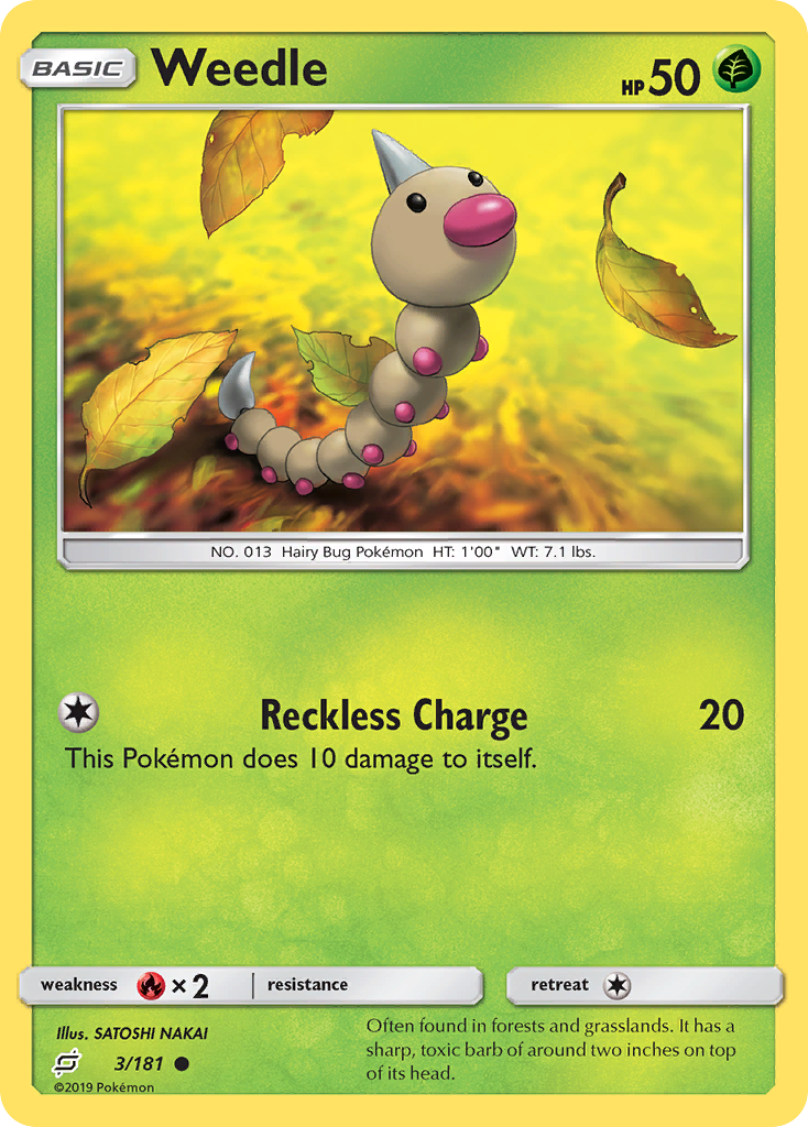 Weedle (3)/181  SM  Team Up - Common