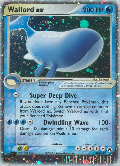 Wailord ex  - Holofoil Sandstorm - Ultra Rare