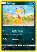 Scraggy 050  Shining Legends - Common