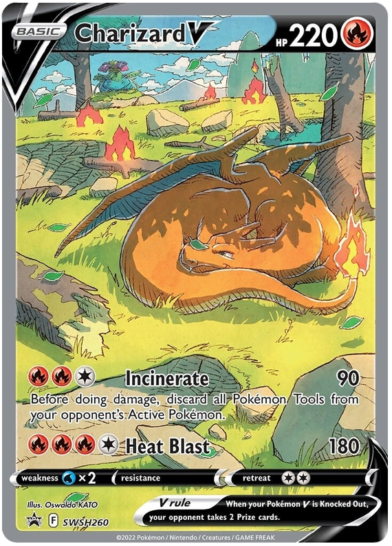 Charizard V SWSH260  - Holofoil SWSH Sword & Shield Promo Cards - Promo