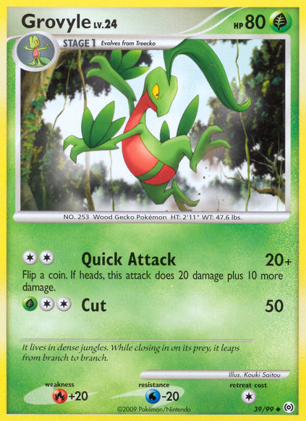 Grovyle (39) 039  Arceus - Uncommon