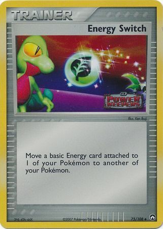 Energy Switch 075  - Reverse Holofoil Power Keepers - Uncommon