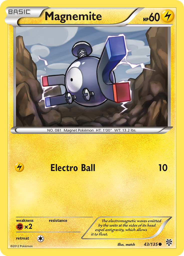 Magnemite (43)  Plasma Storm - Common