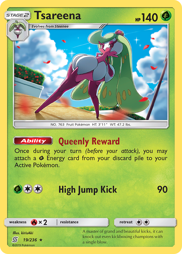 Tsareena  - Holofoil SM  Unified Minds - Holo Rare