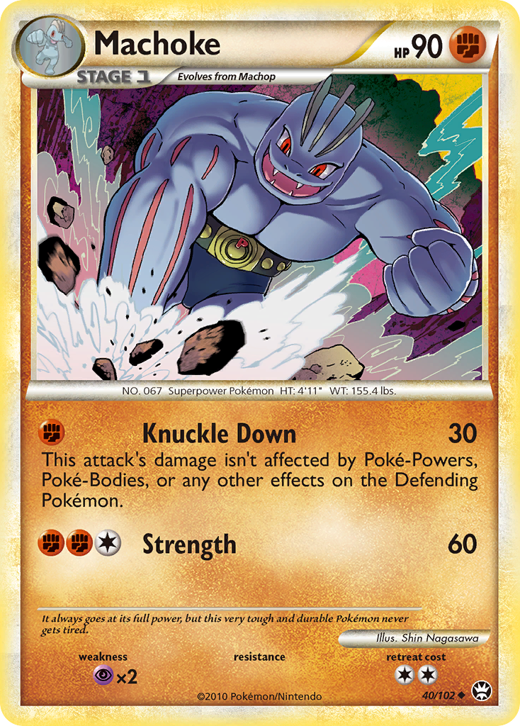 Machoke/102  Triumphant - Uncommon
