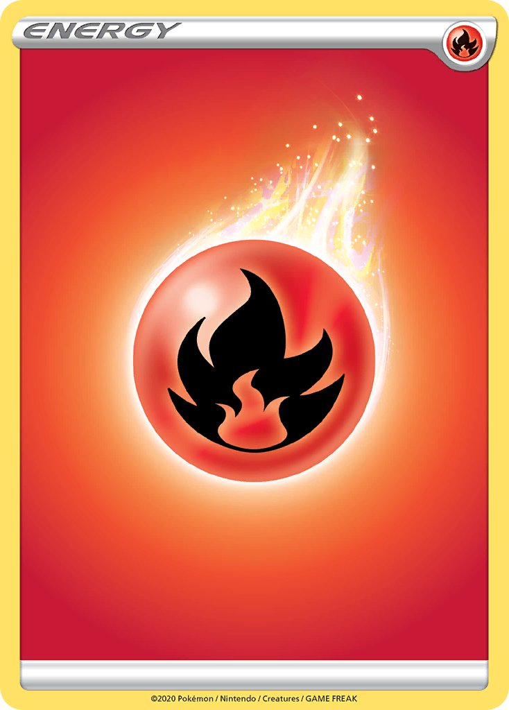 Fire Energy  SWSH01 Sword & Shield Base Set - Common