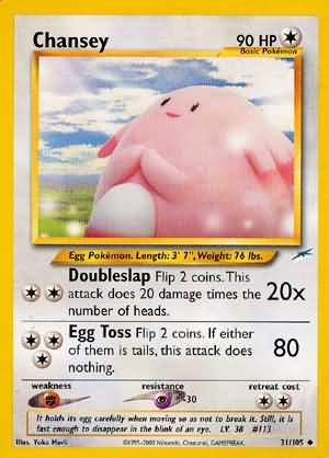 Chansey 031  - Unlimited Neo Destiny - Uncommon