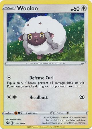 Wooloo SWSH011  - Holofoil SWSH Sword & Shield Promo Cards - Promo