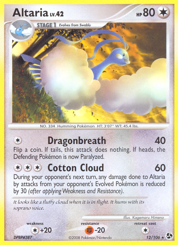 Altaria  Great Encounters - Rare