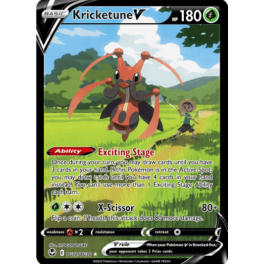 Kricketune V (TG12/TG30) [Sword & Shield: Silver Tempest]