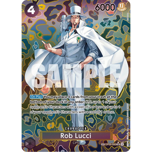 Rob Lucci (SP) (OP05-093) - Emperors in the New World Foil