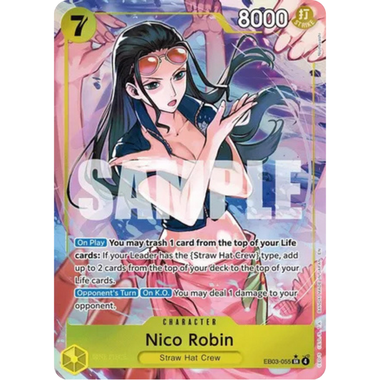 Nico Robin (055) (Alternate Art) (EB03-055) - Extra Booster: One Piece Heroines Edition Foil