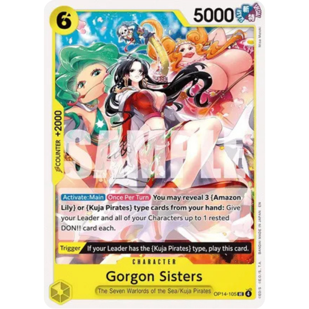 Gorgon Sisters (OP14-105) - The Azure Sea's Seven