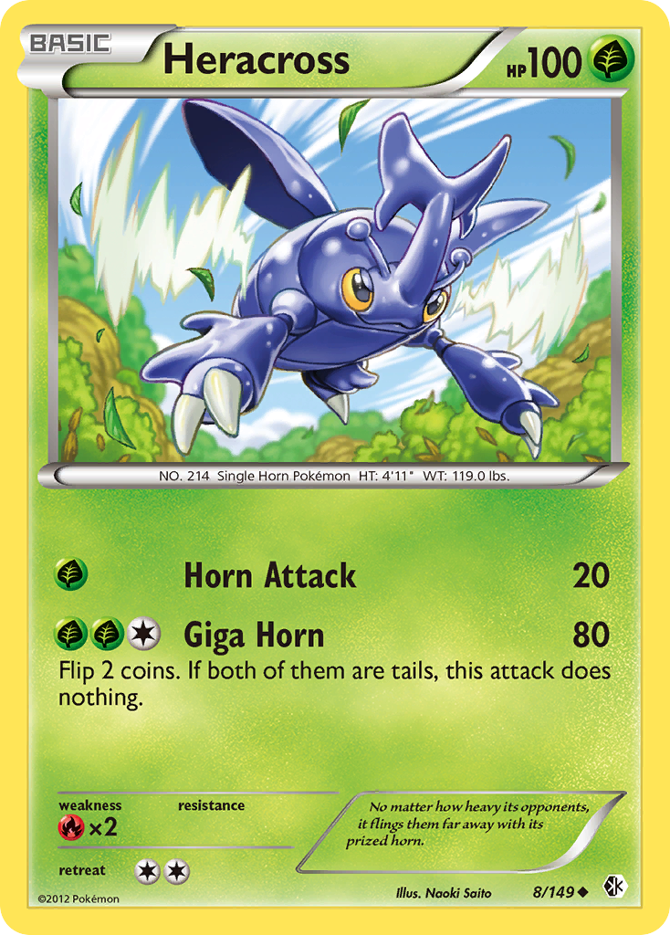 Heracross  Boundaries Crossed - Uncommon