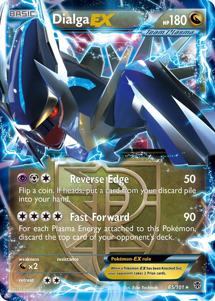 Dialga EX (Team Plasma)  - Holofoil Plasma Blast - Ultra Rare