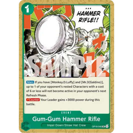 Gum-Gum Hammer Rifle (OP16-040) - The Time of Battle