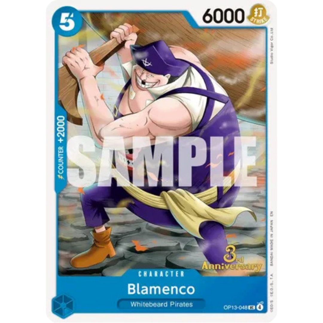 Blamenco (OP13-048) - Carrying On His Will: 3rd Anniversary Tournament Cards