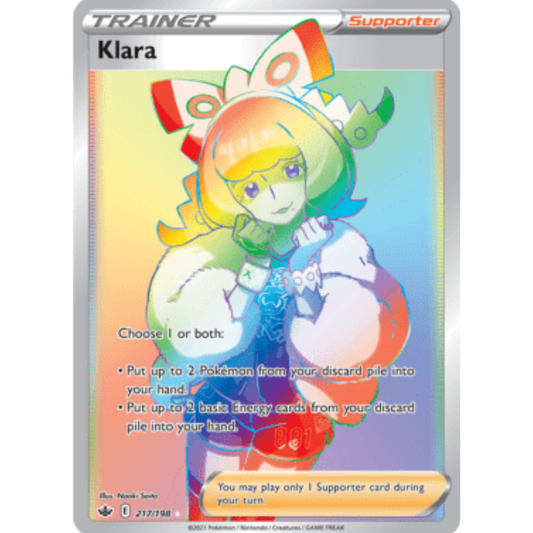 Klara (217/198) [Sword & Shield: Chilling Reign]