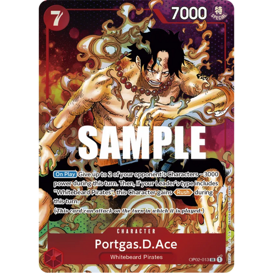 Portgas.D.Ace (Parallel) (OP02-013) - Paramount War Foil
