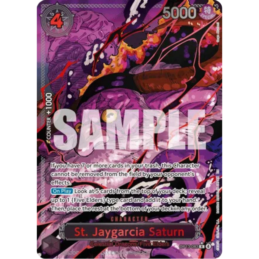 St. Jaygarcia Saturn (Parallel) (OP13-083) - Carrying On His Will Foil