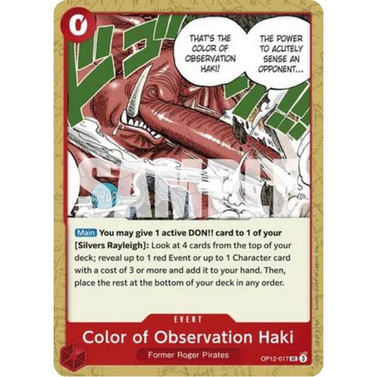 Color of Observation Haki (OP12-017) - Legacy of the Master