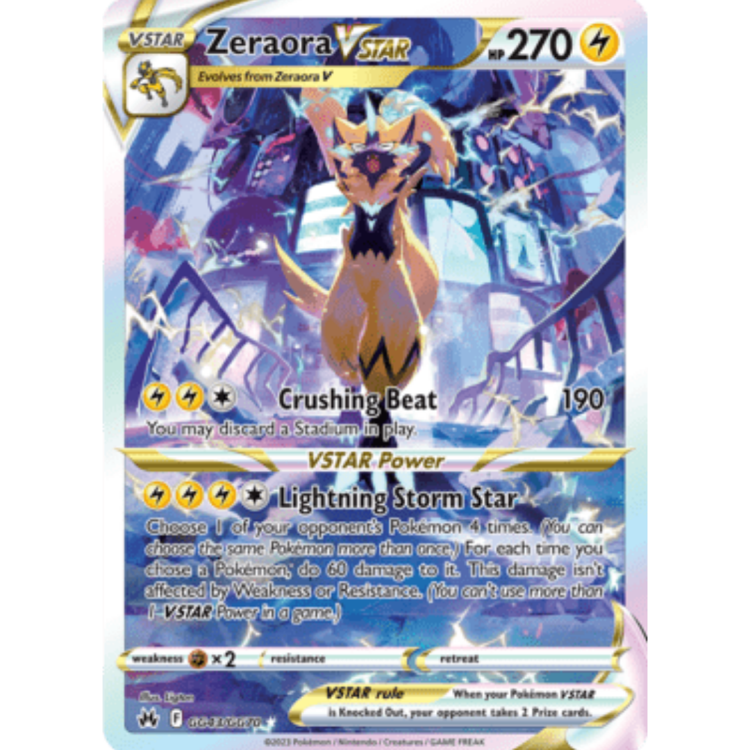 Zeraora VSTAR (GG43/GG70) [Sword & Shield: Crown Zenith]