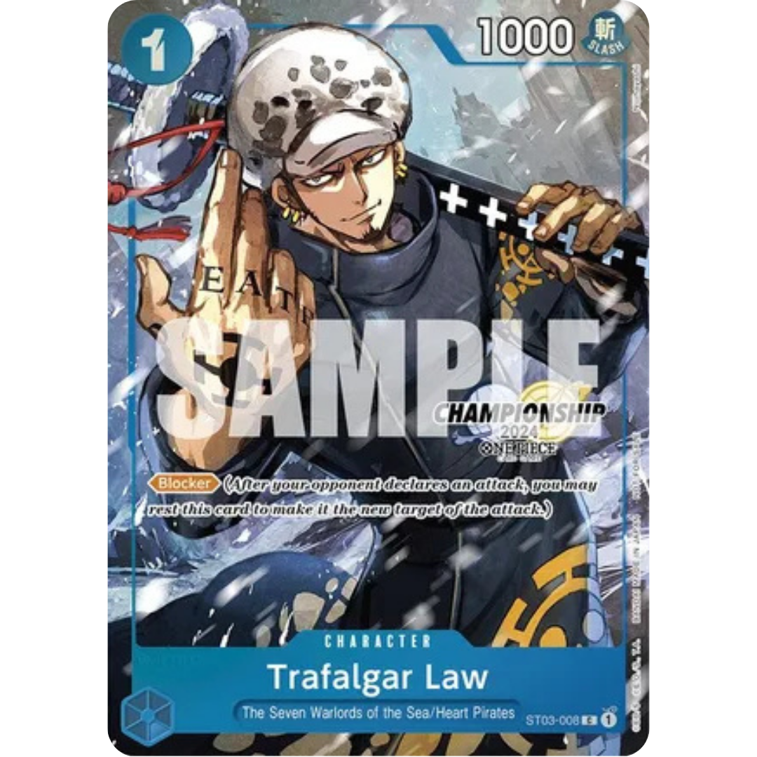 Trafalgar Law - ST03-008 (CS 2024 Event Pack Finalist) (ST03-008) - One Piece Promotion Cards Foil