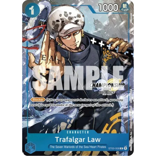 Trafalgar Law - ST03-008 (CS 2024 Event Pack Finalist) (ST03-008) - One Piece Promotion Cards Foil