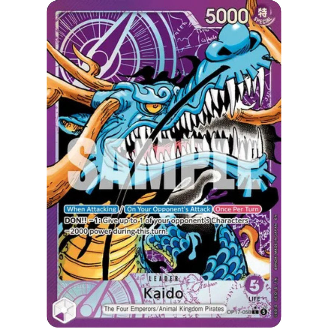 Kaido (058) (Alternate Art) (OP17-058) - The World's Strongest Warriors Foil