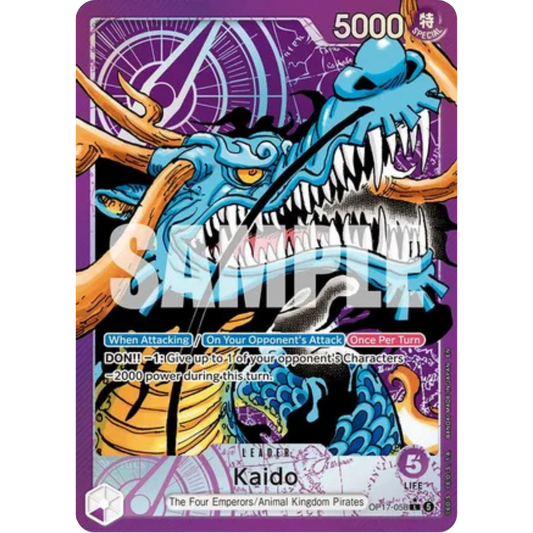 Kaido (058) (Alternate Art) (OP17-058) - The World's Strongest Warriors Foil